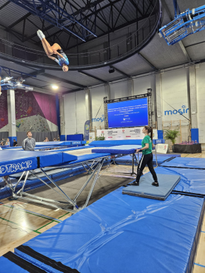 Medale na Mistrzostwach Polski w skokach na trampolinie - Opole 2024